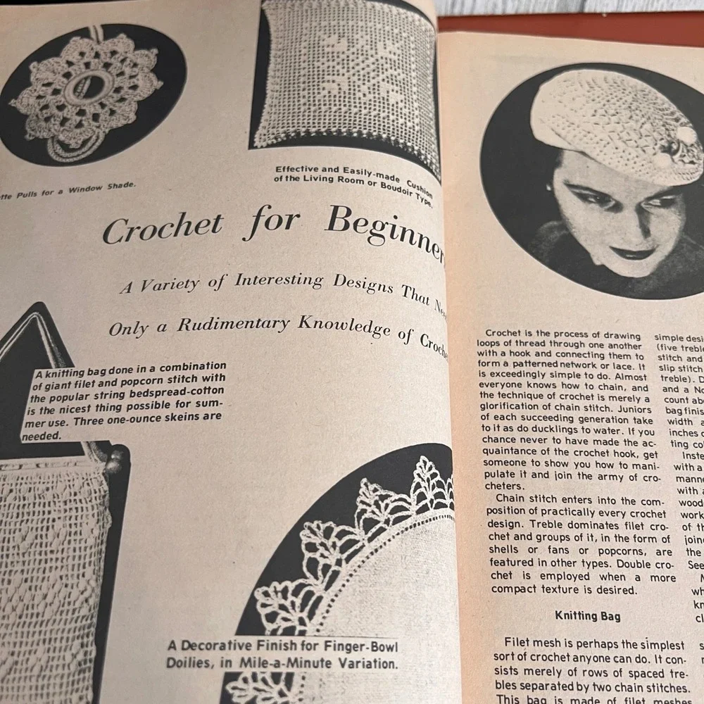 Olde Time Needlework Patterns Magazine July 1975 Vintage Crochet Knitting